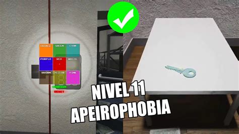 The streetlights within the level do not. . Apeirophobia color code level 11
